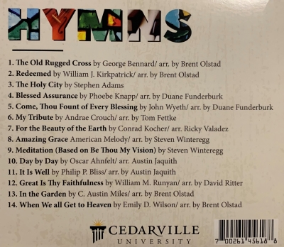 Our Favorite Hymns - Back Cover